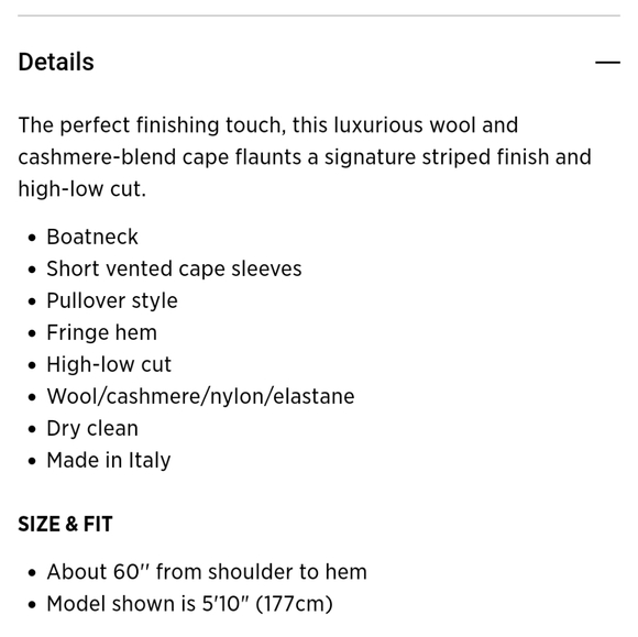 Burberry wool cape.100% authentic - Picture 8 of 8